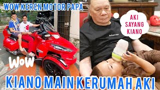 KIANO MAIN KERUMAH AKI JHONNY WONG ❤️ MOTOR PAPA KEREN ABIIEES‼️