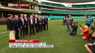 Richie Benaud reveals cancer battle