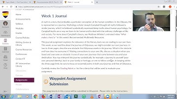 LIB 101 Week 1 Assignment Video