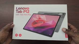 Lenovo Tab P12 With Tab Pen Plus Unboxing (Storm Grey)