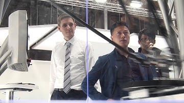 Omron at Hannover Messe 2017 - Forpheus, the intelligent table tennis robot