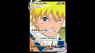 naruto vmax pokemon card
