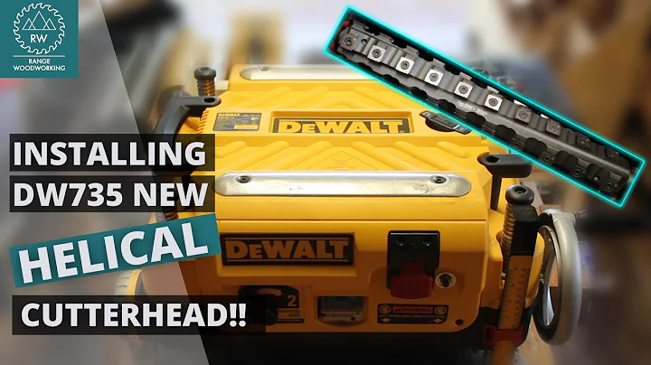 How to Install a Luxcut III HELICAL Cutterhead in the DeWalt DW-735X
