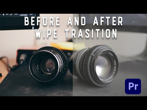 Before and After WIPE effect premiere pro tutorial