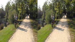 3D Best Mountain Bike ride (MTB)  Video in HD - Side by Side - Part 1\/2