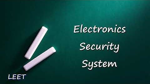 IoT Electronic Security System (Arduino + ESP8266 WeMos)