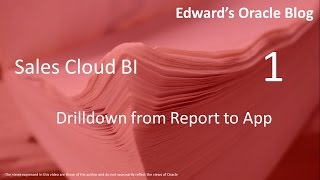 Sales Cloud - Drilldown from Report into the App