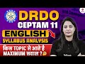 DRDO CEPTAM 11 Recruitment 2025 | DRDO CEPTAM 11 English Syllabus &amp; Exam Pattern | Parneet Mam