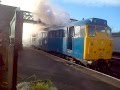 31119 cold start at Embsay WITH FLAMES