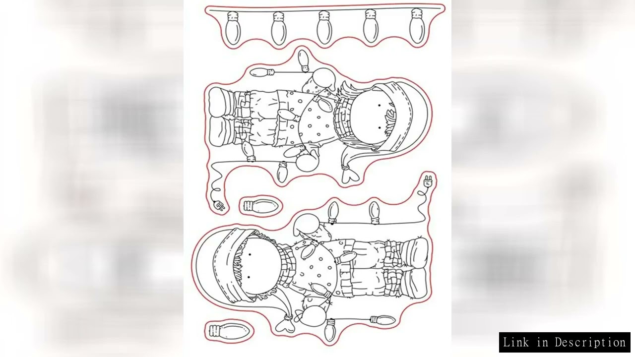 2023 New Santa Claus stamp Clear Stamp for Scrapbooking Transparent Silicone Rubber DIY Photo Album