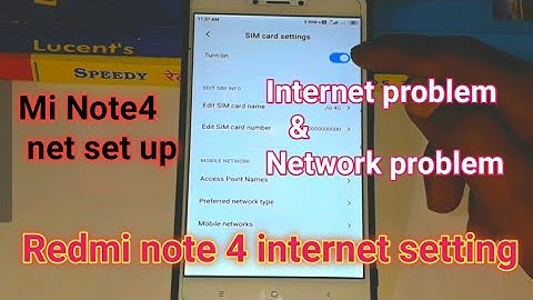 Redmi note 4 internet problem | mi note 4 internet problem | Redmi note 4 internet problem