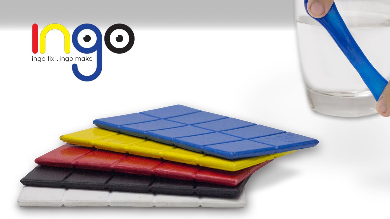 Ingo : A moldable plastic with hot water 