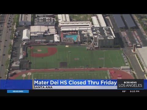 Mater Dei High School closes campus after credible threat