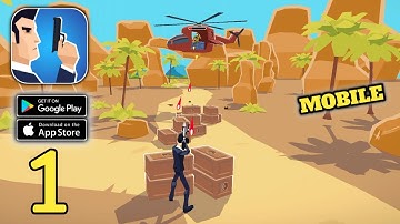 Agent Action - Spy Shooter - Chapter 1 to 5 - Gameplay Walkthrough (Android,IOS) Part 1