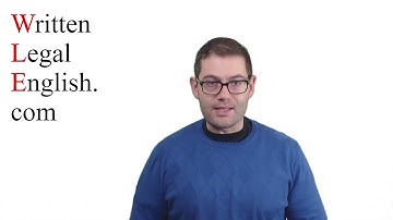 WrittenLegalEnglish.com: Nominalisations