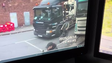 Cyclists close call 