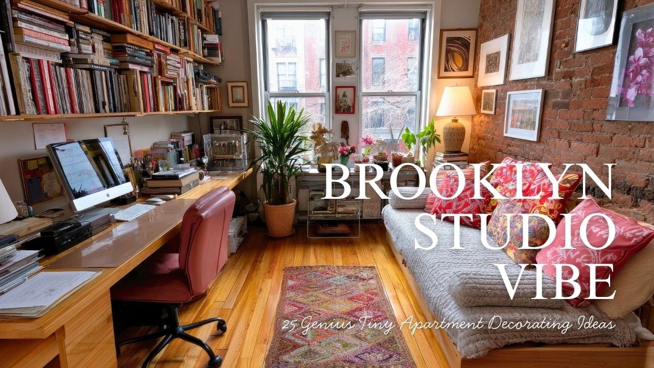 Гениальные идеи оформления крошечной квартиры | Обзор квартир в Бруклине, подходящих для арендаторов