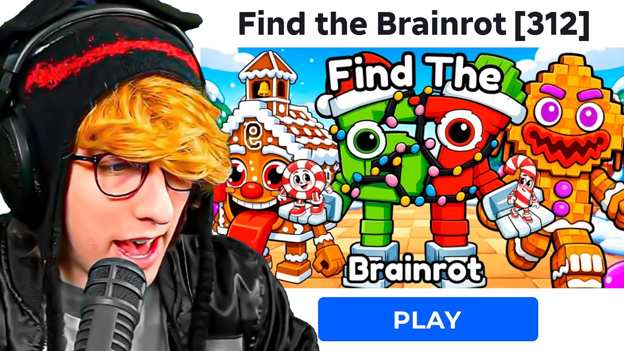 KreekCraft Tries Finding All The Brainrots!