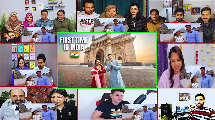 Romanian visits India for the First Time 🇮🇳 | Vienna to Mumbai Pt 1 || Reaction Mashup