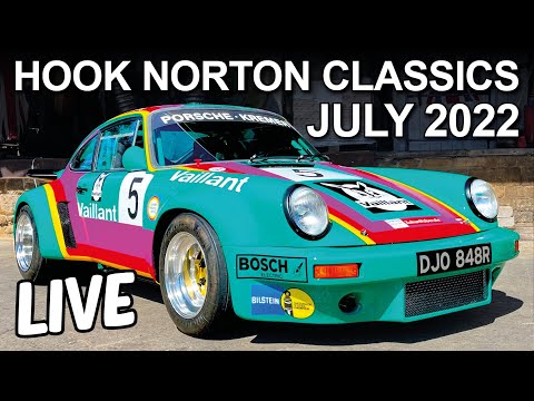 Classic Car Drive In at Hook Norton Brewery - July 2022 Live Stream