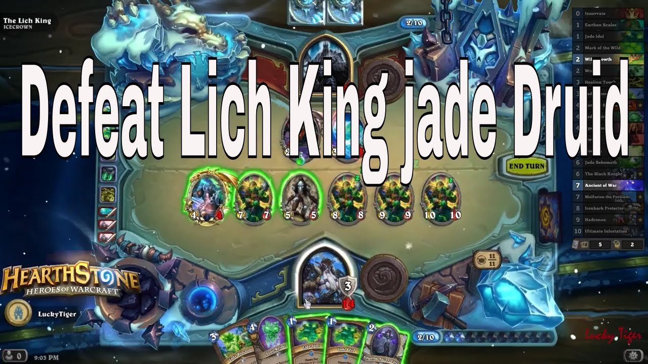 Hearthstone | Defeat The Lich king with Jade Druid