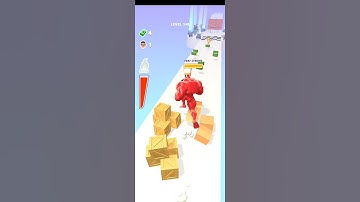 Muscle Rush- Smash Running Level 140 #shorts #gameplay #run #running #musclerush #shapeshifting #gym