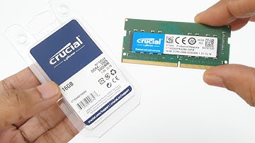 Laptop RAM Upgrade - Crucial 16GB DDR4  (2666 MHz - Made in Malaysia)