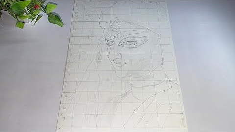 Durga maa drawing | full outline tutorial step by step 