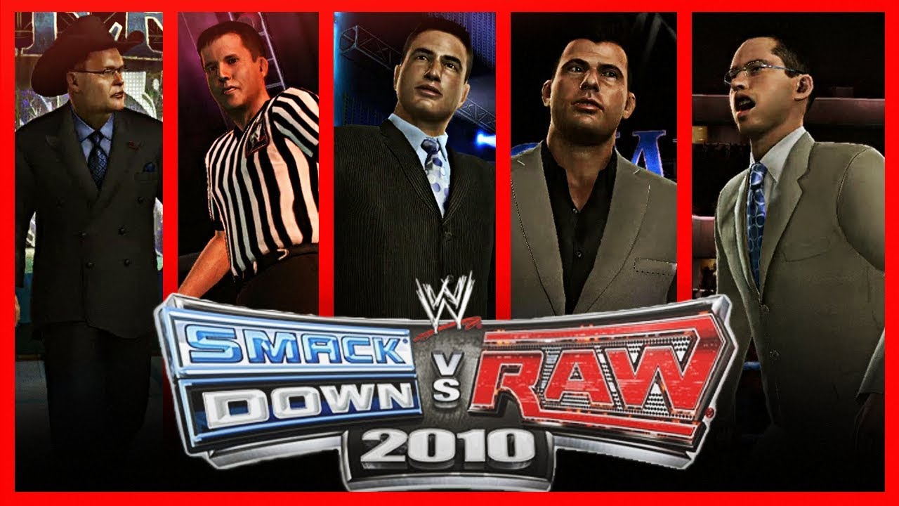 Wwe Svr 2010 I All Hidden Characters Npcs Managers Etc Xbox 360 Ps3 Youtube