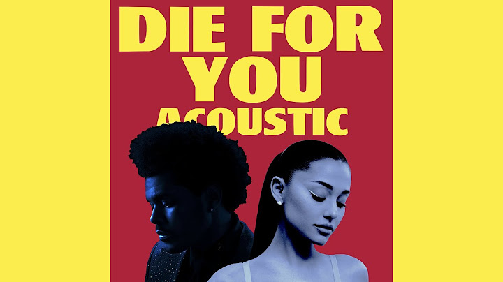 Die For You Acoustic version - Acoustic performance video thumbnail