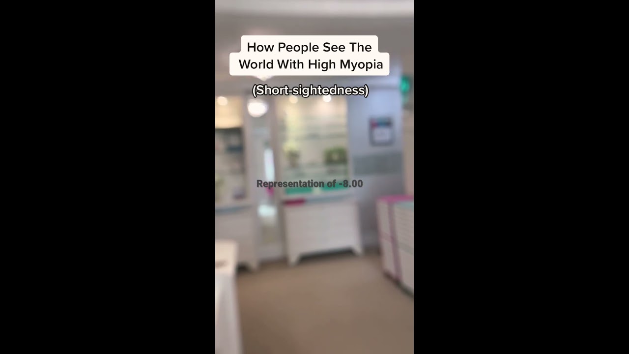 How People See With High Myopia Vision Simulation