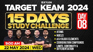 Target KEAM 2024 - 15 Days Study Challenge - Day 8 | Xylem KEAM