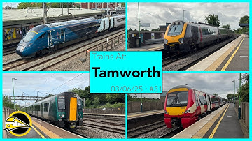 Class 807s, 170s, 320s, 390s & 221s | Trains at : Tamworth | 03/06/25 #31