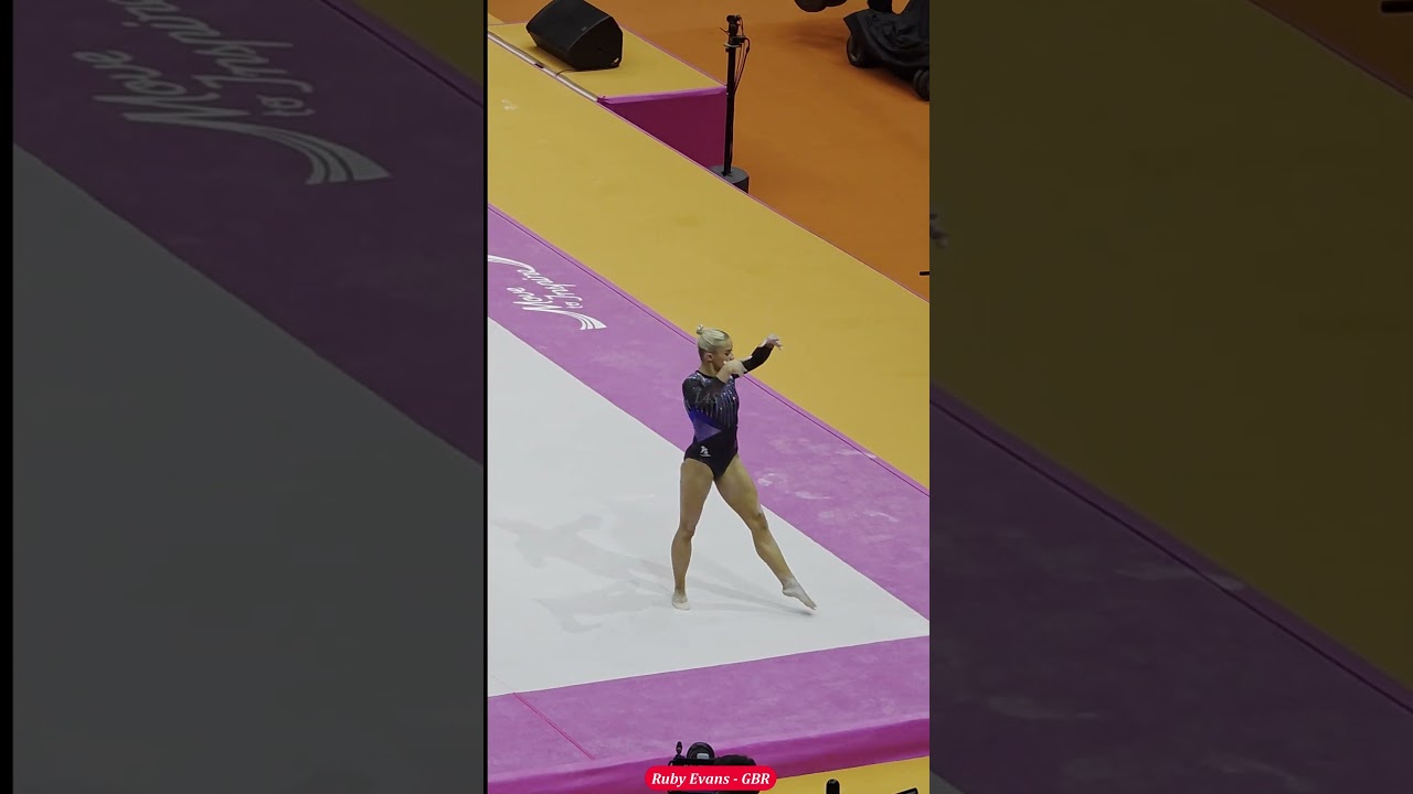 📌 Ruby Evans from Great Britain 🇬🇧 – Floor Exercise | All-Around Final | 2025 FIG AGWC Jakarta, 🇮🇩