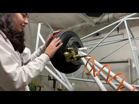 Probando los calipers de freno - Fácil MS 1/3 Avión Experimental Argentino