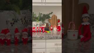 Elf on the shelf idea#christmas#elfontheshelf#elfontheshelfideas#momlife#elf#christmasdecor#xmas