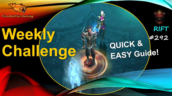 Diablo 3: NA Challenge Rift #292 - Quick & Easy Guide - Maps & Everything you need for a quick time!