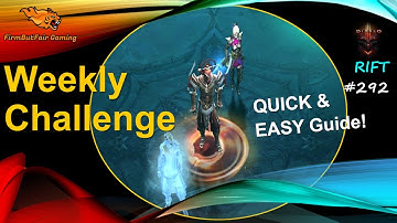 Diablo 3: NA Challenge Rift #292 - Quick & Easy Guide - Maps & Everything you need for a quick time!