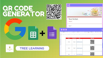 Create bulk QR Code with pre filled data using google form and google sheets
