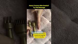 Heavy Tummy After Snacks? Try This Massage