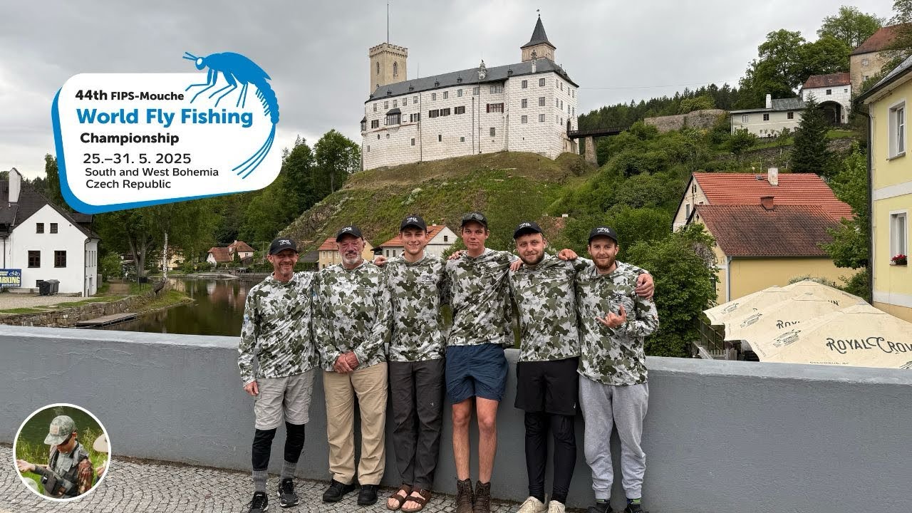 World Fly Fishing Champs Czech Republic 2025 - Otava river training Vlog with the NZ team