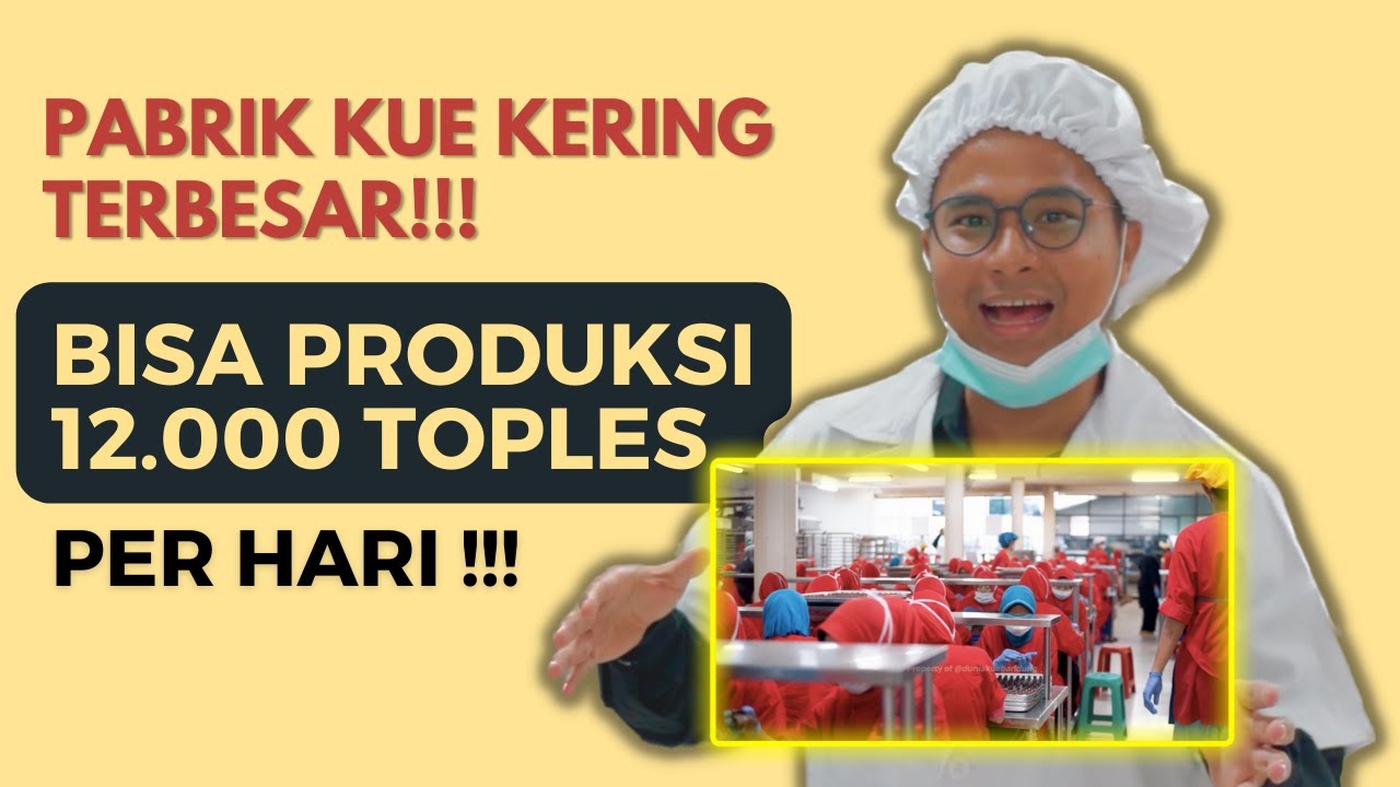 Cek produksi kue kering di pabrik kue kering terbesar Ina Cookies - Stok aman buat lebaran!