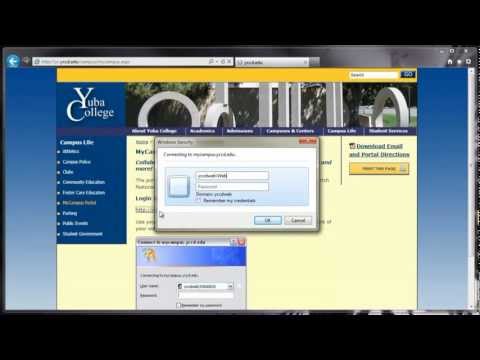 Yuba College Student Portal Tutorial