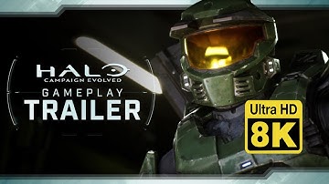 Halo Campaign Evolved  The Silent Cartographer Trailer 8K (Remastered with Neural Network AI)