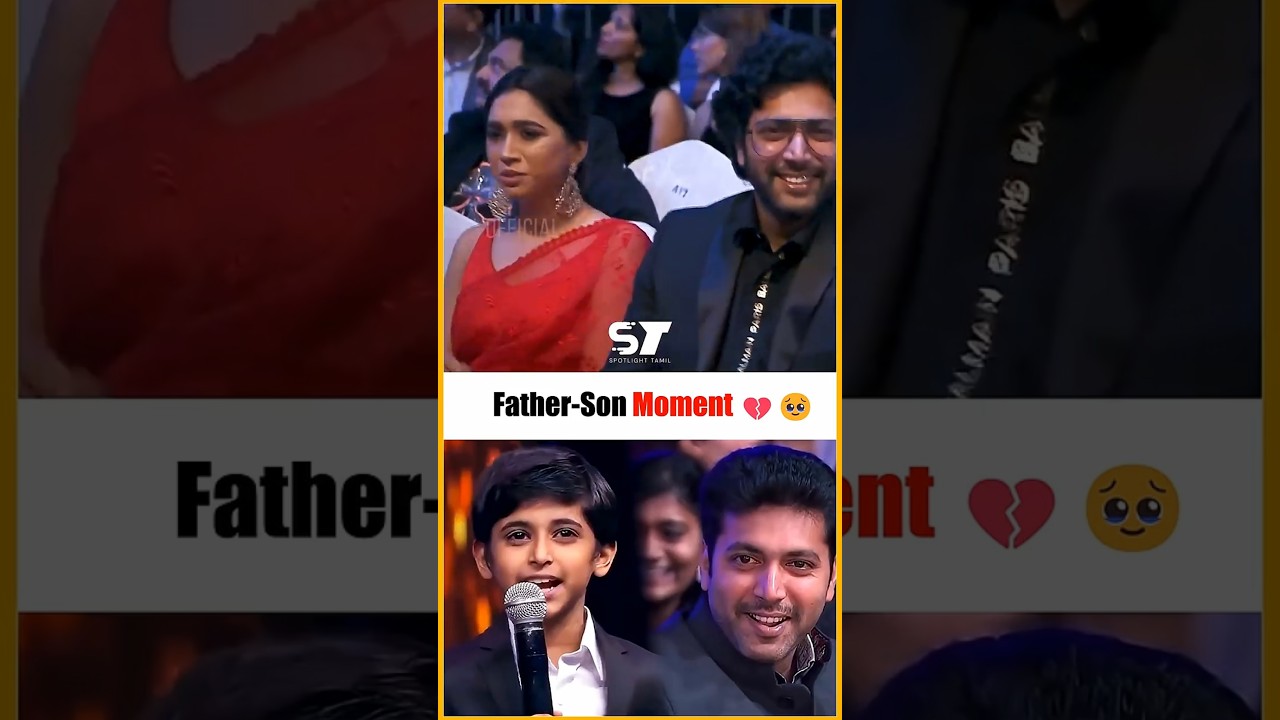 Jayam Ravi Son’s Heartfelt Words 🥹❤️