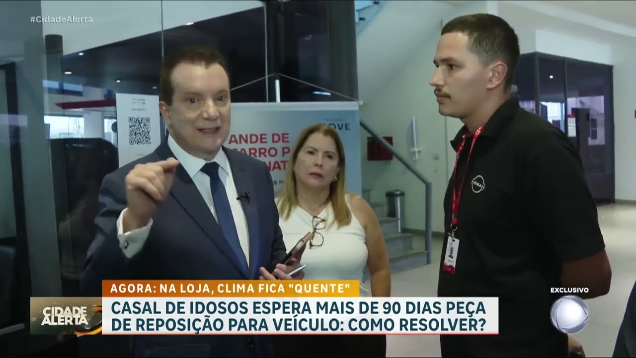 Patrulha do Consumidor: Casal de idosos espera há mais de 90 dias por uma peça do carro