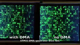 STM32 DMA Test on ST7735