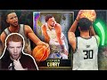 FREE Galaxy Opal *GOAT* Stephen CURRY is INSANE!! He DUNKS On PEOPLE! (NBA 2K20 MyTeam)