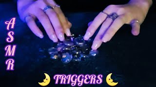 〰️ ASMR 〰️🌛 10 TRIGGERS in 10 minutes 💜 NO TALKING 🤫🌜