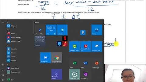 1.05 Calculating uncertainty for repeated measurements during data collection